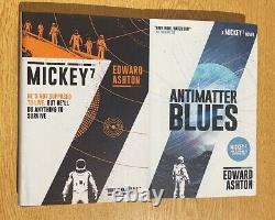 SIGNED Mickey7 & Antimatter Blues Edward Aston UK 1st/1st Hardcovers NEW