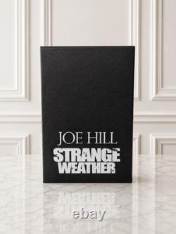 SIGNED & NUMBERED #7/100. Strange Weather Joe Hill. Deluxe Slipcased Edition