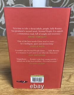 SIGNED Normal People by Sally Rooney 2018 UK BBC HB 1st Edition Faber Book