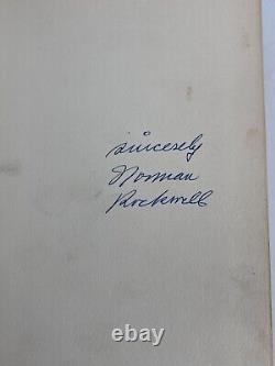 SIGNED Norman Rockwell My Adventures as an Illustrator 1960 1st Edition Book