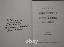 SIGNED OCTOBER 25th AND THE BATTLE OF MILE CREEK INSCRIBED TO ED BEARSS