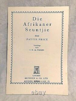 SIGNED Pattie Price, The Afrikaner Little Boy, 1935, with Afrikaans Lyric Book