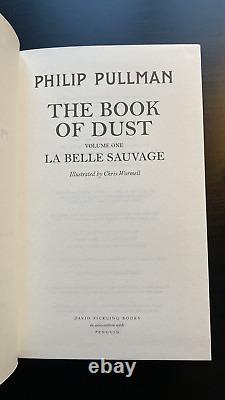 SIGNED Philip Pullman The Book Of Dust 1, Limited Edition, La Belle Sauvage