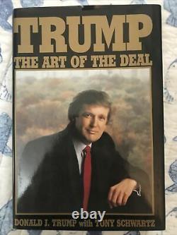 SIGNED President DONALD TRUMP The Art Of The Deal 2016 Election Edition HC Book