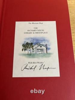 SIGNED President Richard Nixon In the Arena First Edition Book