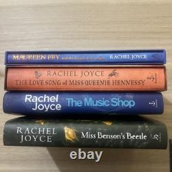 SIGNED Rachel Joyce 4 Book LTD Set Slipcase Beetle Sprayed Edges LOW #