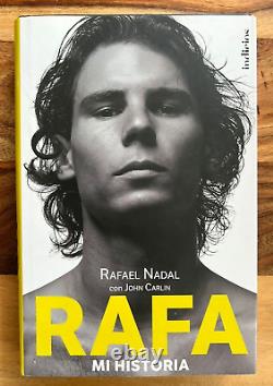 SIGNED, Rafa My story by John Carlin, Rafael Nadal (Hardcover-2011) Spanish EDIT