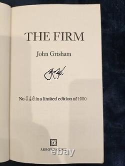 SIGNED Rare Uncorrected Proof copy of the novel'The Firm' by John Grisham