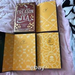 SIGNED Rebecca Thorne Tomes&Tea Can't Spell Treason books 1-4 exclusive full set