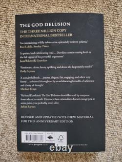 SIGNED Richard Dawkins the God Delusion Paperback Book 10th Anniversary Edition