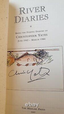 SIGNED River Diaries Chris Yates limited edition barbel fishing book coarse carp