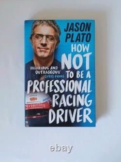 SIGNED + Rude Image Drawn by Jason Plato 1st Edition Book Professional Racing