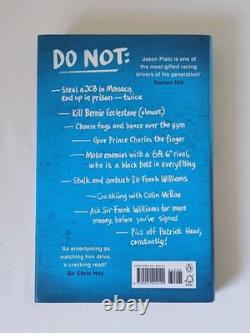 SIGNED + Rude Image Drawn by Jason Plato 1st Edition Book Professional Racing