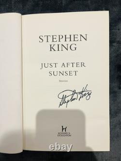 SIGNED STEPHEN KING, JUST AFTER SUNSET (UK 1st Edition) (HB)