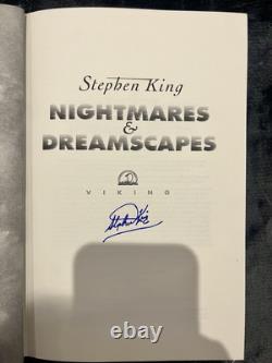 SIGNED STEPHEN KING, NIGHTMARES AND DREAMSCAPES, (US 1st Edition) (HB)