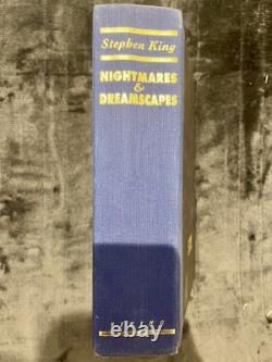 SIGNED STEPHEN KING, NIGHTMARES AND DREAMSCAPES, (US 1st Edition) (HB)