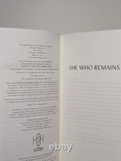 SIGNED She Who Remains Rene Karabash 1st Edition New Paperback Book