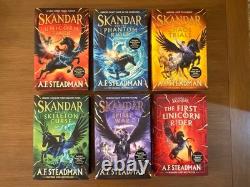 SIGNED Skandar And The Unicorn Thief All 6 Books All 1st/1st editions