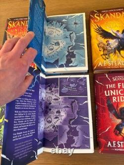 SIGNED Skandar And The Unicorn Thief All 6 Books All 1st/1st editions