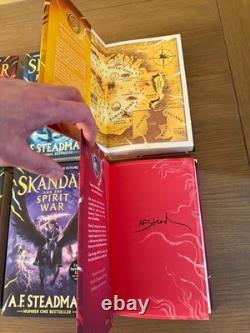 SIGNED Skandar And The Unicorn Thief All 6 Books All 1st/1st editions