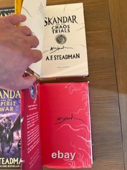 SIGNED Skandar And The Unicorn Thief All 6 Books All 1st/1st editions