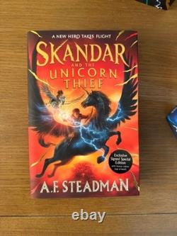 SIGNED Skandar And The Unicorn Thief All 6 Books All 1st/1st editions