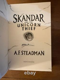 SIGNED Skandar And The Unicorn Thief All 6 Books All 1st/1st editions
