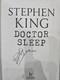 SIGNED Stephen King, Doctor Sleep (Sequal to The Shining) 1st Edt, 4th Print
