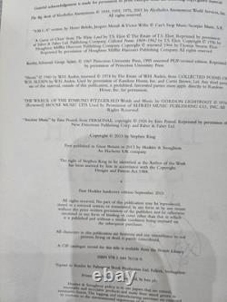 SIGNED Stephen King, Doctor Sleep (Sequal to The Shining) 1st Edt, 4th Print