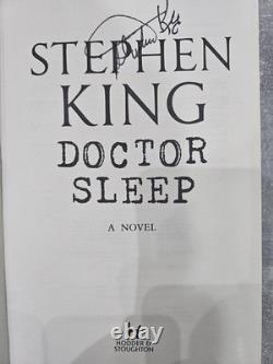 SIGNED Stephen King, Doctor Sleep (Sequel to The Shining) 1st Edt, 1st Print