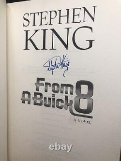 SIGNED Stephen King First Edition Hardcover Book From A Buick 8 2002 RARE