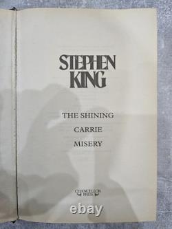 SIGNED Stephen King Omnibus Novel (The Shining, Carrie and Misery) 1992, DJ