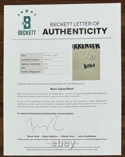 SIGNED Surrender 40 Songs Bono U2 Book Autograph 1st Edition BAS Beckett COA