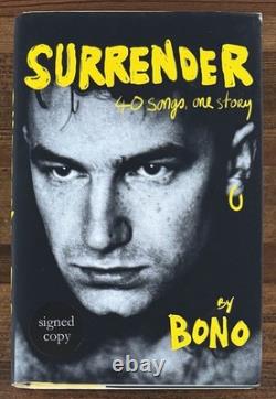 SIGNED Surrender 40 Songs Bono U2 Book Autograph 1st Edition BAS Beckett COA