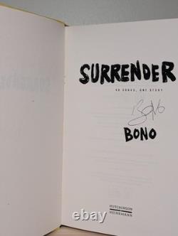 SIGNED Surrender Bono 1st Edition 1st Printing Hardcover Collectible Book