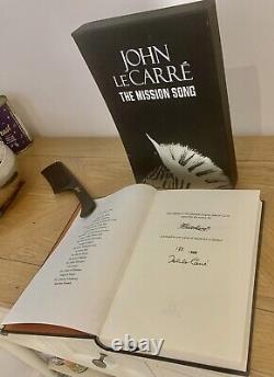 SIGNED THE MISSION SONG by John le Carré (1st HB Limited Ed 182/500 Slipcased)