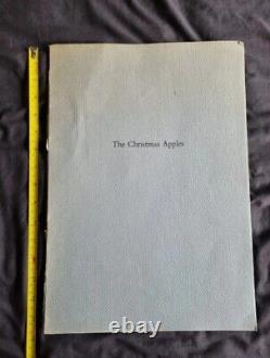 SIGNED The Christmas Apples S. Mills Artist Lithographs David Willetts 1977 Book