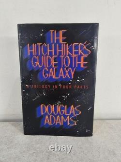 SIGNED The Hitchhiker's Guide to the Galaxy by Douglas Adams 1986 First Edition