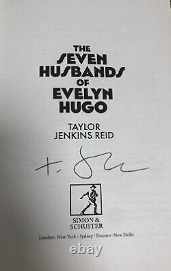 SIGNED The Seven Husbands of Evelyn Hugo by Taylor Jenkins Reid 1st Edition 2022