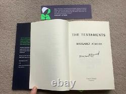 SIGNED The Testaments First 1st Edition Book LIKE NEW, Margaret Atwood