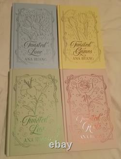 SIGNED Twisted Series Books 1-4 by Ana Huang FAIRYLOOT EXCLUSIVE Stenciled Edges SIGNED Twisted Series Books 1-4 by Ana Huang FAIRYLOOT EXCLUSIVE Stenciled Edges