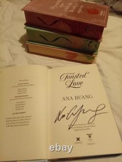 SIGNED Twisted Series Books 1-4 by Ana Huang FAIRYLOOT EXCLUSIVE Stenciled Edges
