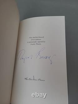 SIGNED Twyla Tharp Easton Press'Push Comes to Shove' First Edition Leather Book