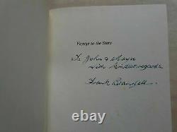 SIGNED Voyage To The Stars First 1st Edition Book 1968 Bramwell, Sci Fi Vintage