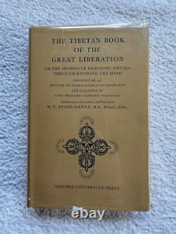 SIGNED W. Y. Evans-Wentz Tibetan Book Of the Great Liberation FIRST EDITION