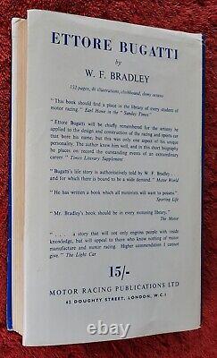 SIGNED by Barry Eaglesfield The Bugatti Book 1954 FIRST EDITION