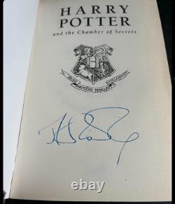 SIGNED by JK Rowling Harry Potter Book 2 First Edition