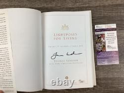 (SSG) THOMAS KINKADE Signed Hardcover 1st Edition Book Lightposts JSA COA