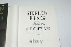 STEPHEN KING SIGNED'THE OUTSIDER' 1ST/1ST FIRST EDITION PRINTING BOOK withCOA