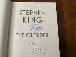 STEPHEN KING SIGNED'THE OUTSIDER' FIRST 1ST EDITION HARDCOVER BOOK NOVEL withCOA